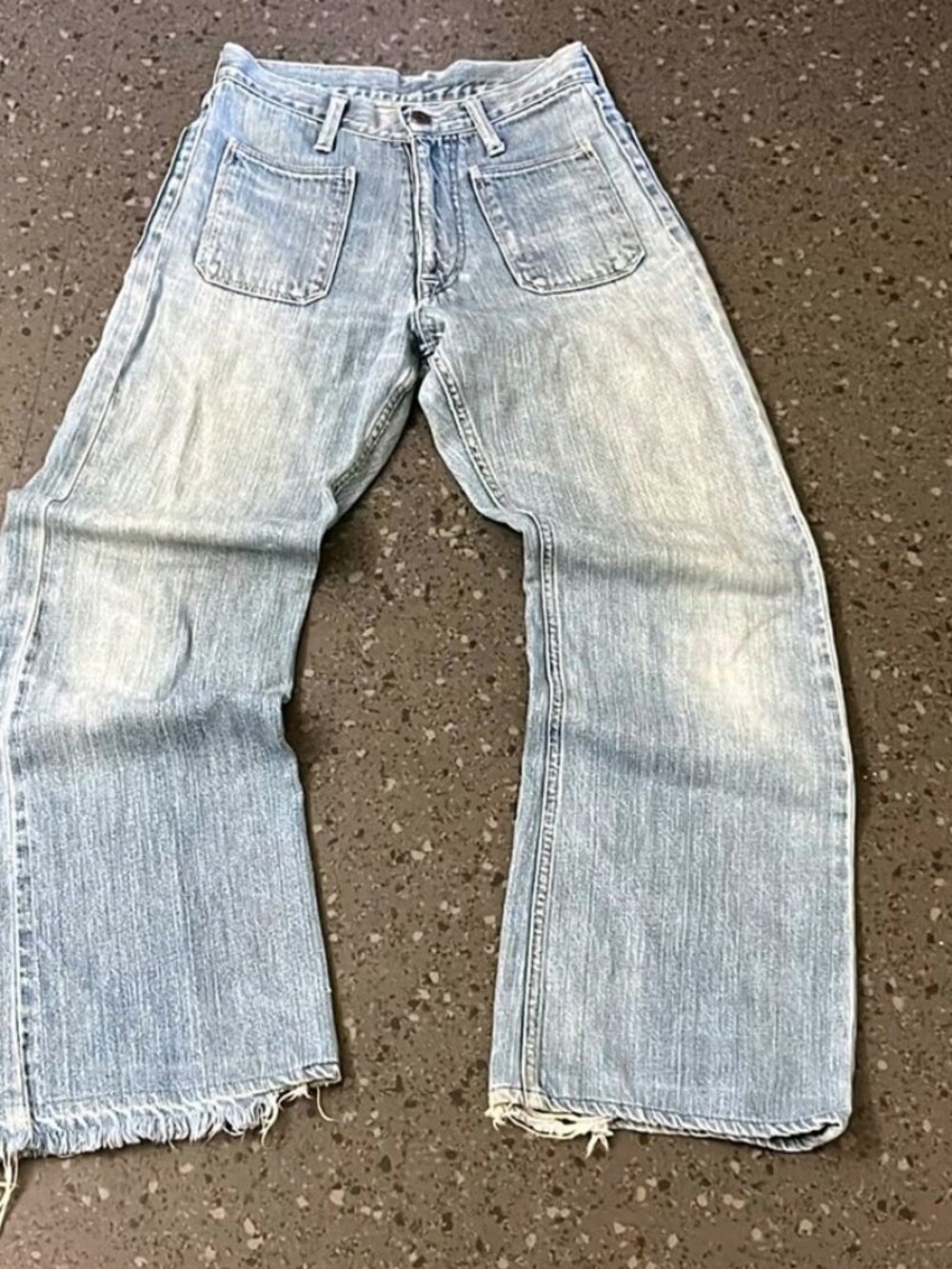 Kapital Denim Jeans Light Wash Distressed